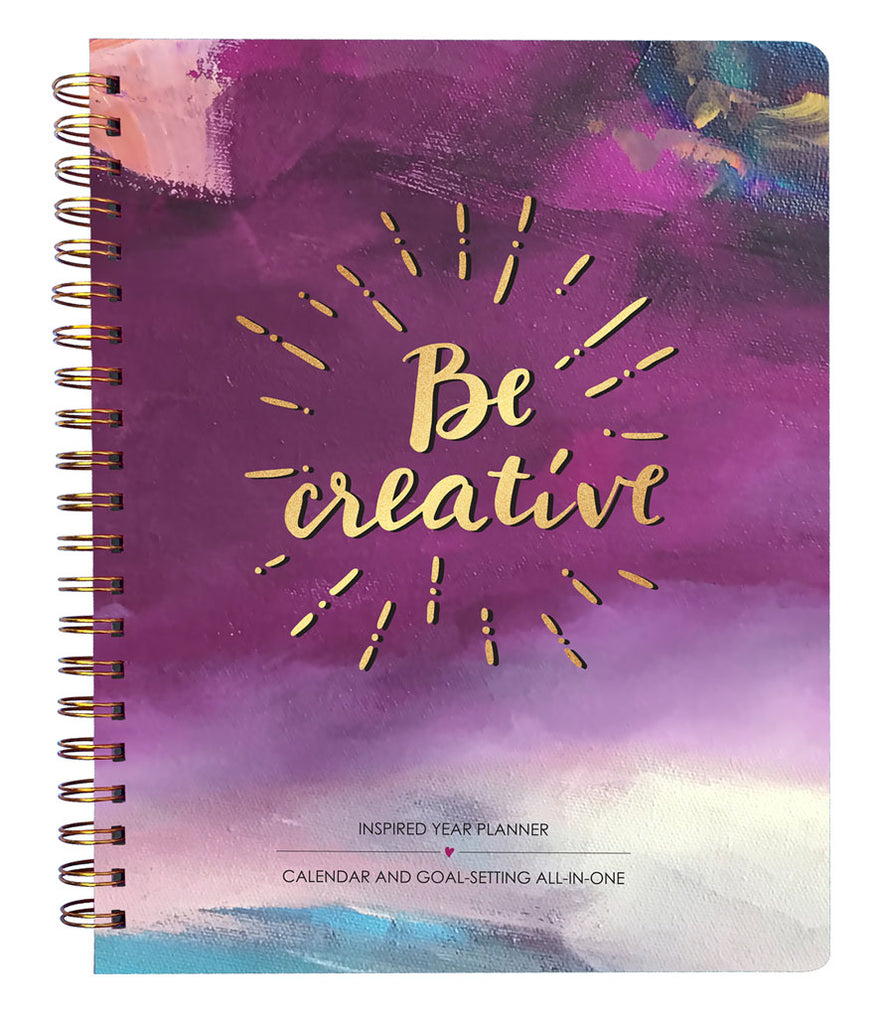 2019 Inspired Year Planner Softcover - Be Creative 2019 Inspired Year Planner Softcover - Be Creative