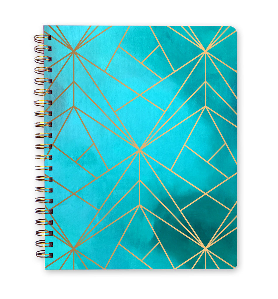 Inspired to Create Dot Grid Journal - Aqua Grid Inspired to Create Dot Grid Journal - Aqua Grid