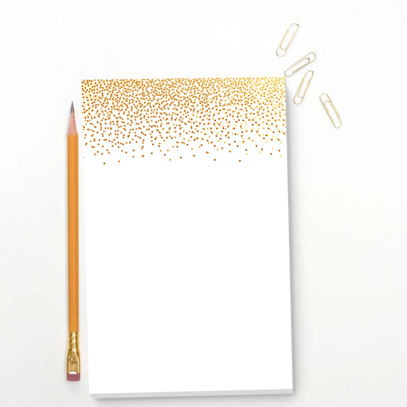 Gold Dots Memo Pad Gold Dots Memo Pad