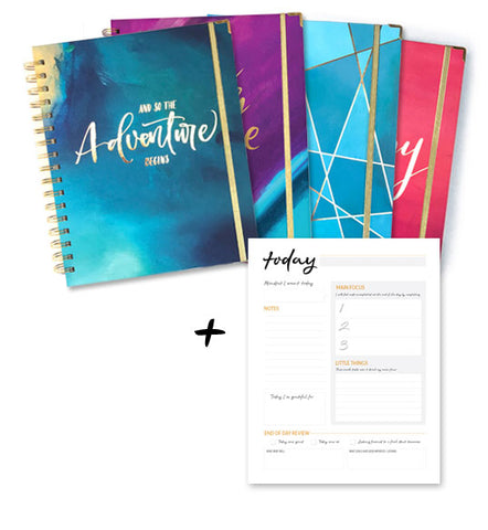 Planner + Daily Notepad Bundle