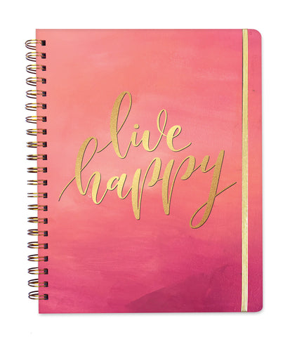 2019 Inspired Year Planner Hardcover | Live Happy