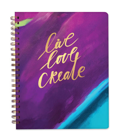 2019 Inspired Year Planner Softcover | Large - Live Love Create