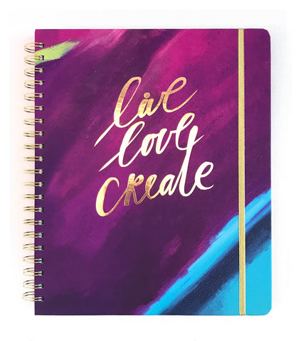 2019 Inspired Year Planner Hardcover | Live Love Create